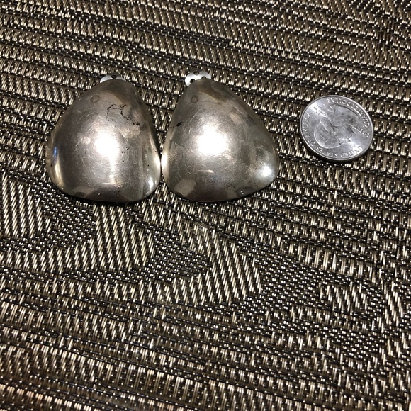 Sterling Silver Teardrop vintage earrings - Picture 3 of 8